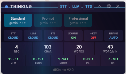 Control Panel — Thinking